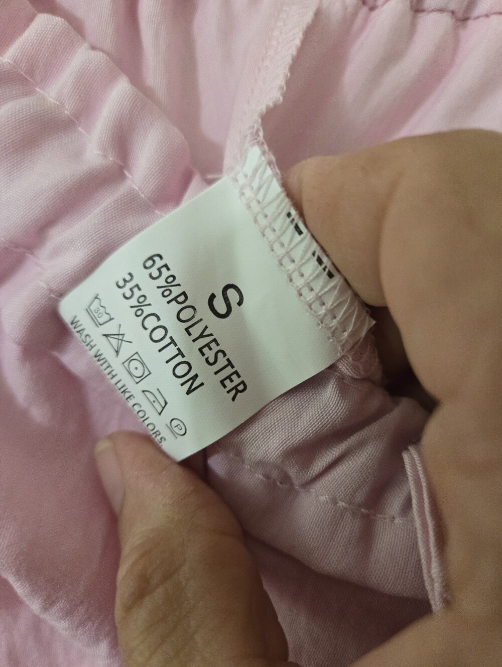 Women's Pink Lace-Trim Capri Pants - Picture 5 of 5